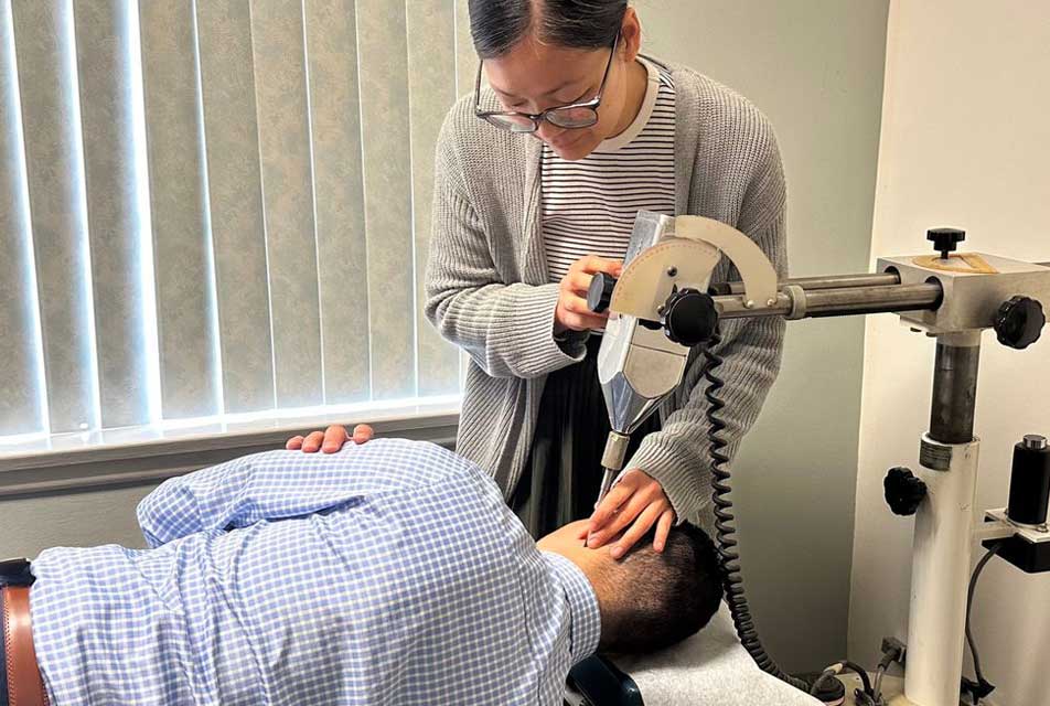 Precision Chiropractic Center In Orange reception desk
