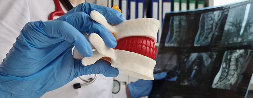 patient needing herniated disc treatment in Orange