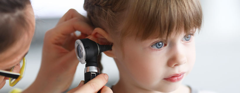 patient needing ear infection treatment in Orange