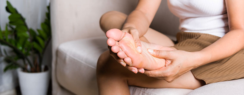 patient needing plantar fasciitis treatment in Orange