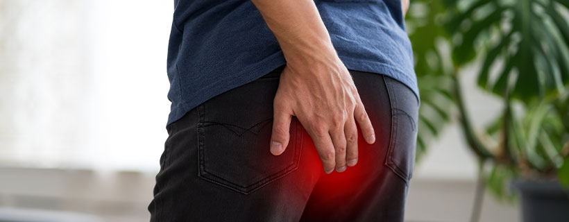 patient needing tailbone pain treatment in Orange