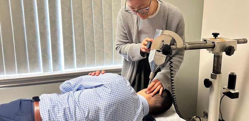 patient receiving atlas orthogonal technique in Orange